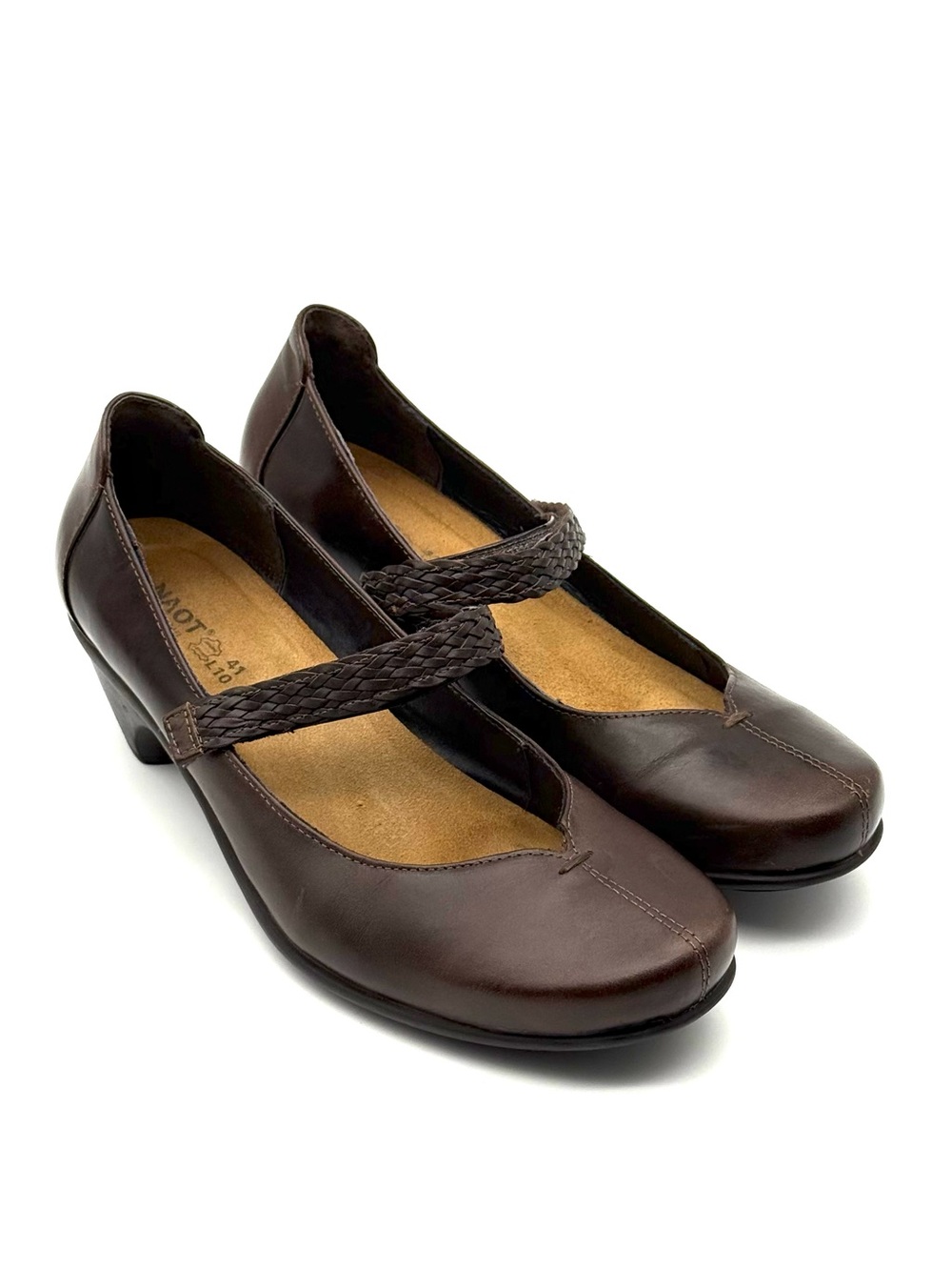 NAOT Forward Mary Jane Pump Brown
Leather EU 41 US 10-10.5